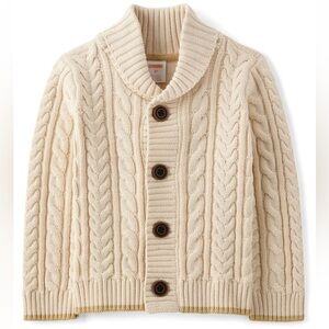 Gymboree Sugar Cookie Cable Knit Cardigan